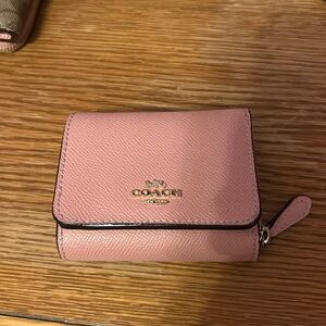 Pink coach wallet